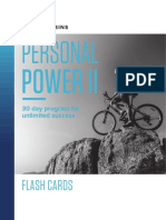 Personal Power II Flash Cards