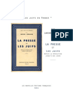 Pemjean Lucien - La Presse Et Les Juifs