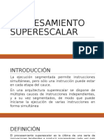 Procesamiento Superescalar