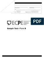 ECPE SampleB TestBooklet PDF