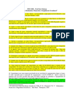 PRO 2303 - Exercícios Matemática Financeira