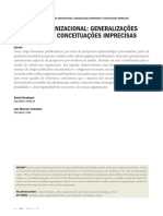 ALCADIPANI, Rafael CRUBELLATE, João Marcelo. Cultura Organizacional - Generalizações Improváveis e Conceituações Imprecisas PDF