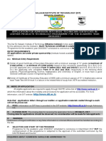 "Basic Technician Certificate in Leather Products Technology "Programme For The Academic Year 2016/2017 Scheduled To Commence in March/April 2017.