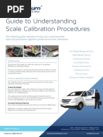 Wedderburn Guide To Scale Calibration