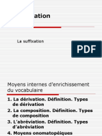 5 Derivation Suffixation