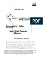 Hazard Study Process Glossary