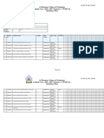 Al Musanna College of Technology: Academic Year: 2016 - 2017 (Semester 1 - 01-SEP-16) Attendance Sheet