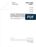 NBR 7680-1 - Extração de Testemunhos de Concreto