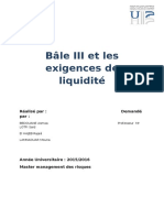 10 Bâle III Et Les Exigences de Liquidité