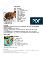 Recetas de Jaqueline Henriquez-Carnes