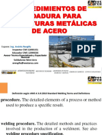 Procedimientos de Soldadura para Estructuras Metálicas de Acero