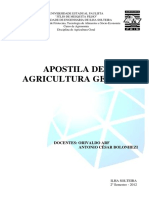 Apostila de Agricultura Geral - UNESP PDF