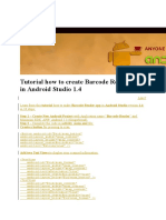 Tutorial How To Create Barcode Reader App in Android Studio 1