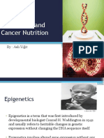 Epigenetic and Cancer Nutrition