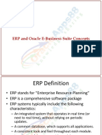 ERP and Oracle E-Business Suite Concepts