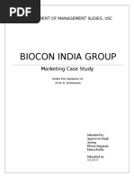 Biocon India Case Study 