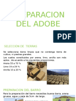 Preparacion Del Adobe