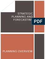 Strategic Planning and Forecasting