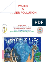 Water & Water Pollution: (Panjab University, Chandigarh, India)