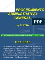 Ley Procedimiento Administrativo General