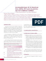 Criterios de Diagnostico para Diabetes de La ADA PDF