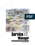 ServiceManager - Guide - Training Guide