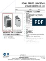 Royal Series Underbar: Standard Features Product Images