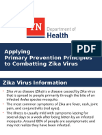 Applying Primary Prevention Principles To Combatting Zika Virus