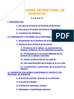 Orientaciones para Una Pastoral Juvenil