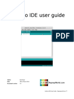 Arduino IDE User Guide: Author Date Document Version