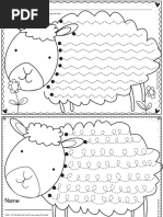 Lamb Handwriting Sheets PDF