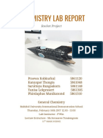 Chemistry Lab Report: Rocket Project