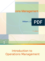 Chap001 - Introduction To Operations Management