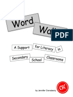 World Walls - A Support For Literacy in Secondary School Classrooms