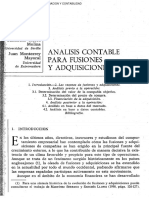 Análisis Contable para Fusiones y Adquisiciones