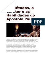 Os Métodos, o Caráter e As Habilidades Do Apóstolo Paulo