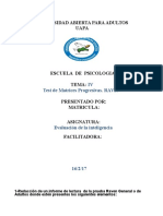 Tarea 4 Evaluacion de La Inteligencia