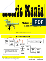 Metric Conversions Ladder Method