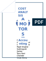 Cost Analysis-Tata Motors