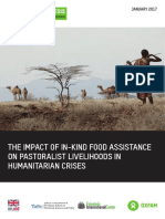 The Impact of In-Kind Food Assistance On Pastoralist Livelihoods in Humanitarian Crises