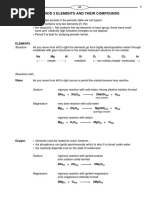 Period 3 Elements and Their Compounds