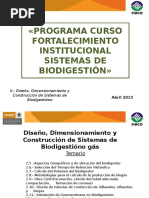 Curso Biodigestor Gas