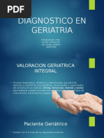 Diagnostico en Geriatría 