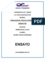 Ensayo Wilbert Procesos Basicos Psicologicos