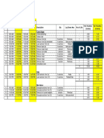 Crane Disassembling Schedule (Act)