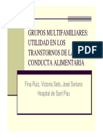 Grupos Multifamiliares, Utilidad en Los Trastornos de TCA - Soriano-63-15Nov11