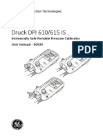 GE Druck DPI610 615 Is Manual