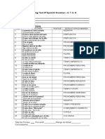 Screening Test of Spanish Grammar (Protocolo Con Item A Eval