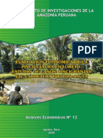 Evaluación Económica de La Piscicultura en Loreto Piscigranjas Eje Carretera Iquitos-Nauta PDF