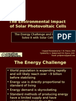 Environmental and Social Impact of Solar Photovoltaics